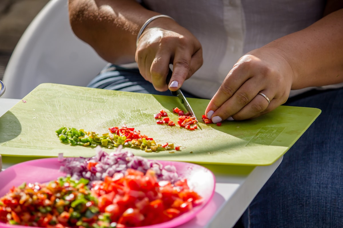 Fresh vegetables and whole grains for healthy meals